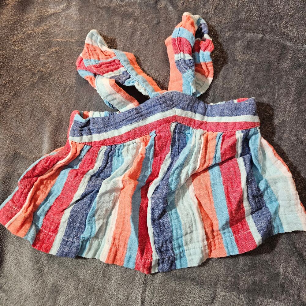 Infant Girl Cat & jack dress overalls size 0-3 months
